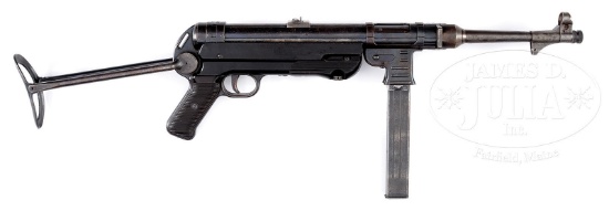 **GERMAN MP40 SUB MACHINE GUN DEWAT CAPTURED IN JANUARY 1945 DURING