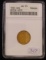 1850  2 1/2 Dollar Gold Liberty Head Quarter Eagle  AU 53