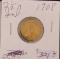 1908 2 1/2 Dollar Gold Indian Head Quarter Eagle