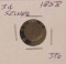 1858 3 Cent Silver