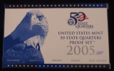 2005 US Mint 50 State Quarters Proof Set