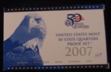 2007 US Mint 50 State Quarters Proof Set