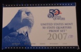 2007 US Mint 50 State Quarters Proof Set