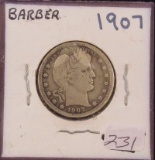 1907 Barber Quarter