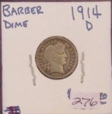 1914D Barber Dime