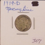 1919D Mercury Dime