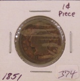 1851 Large Cent