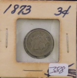 1873 Nickel 3 Cent Piece