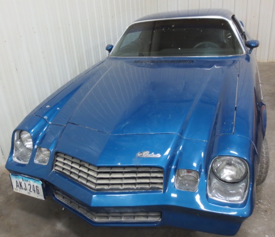 1979 Blue Camaro Berlinetta