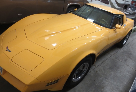 1980 Yellow Corvette Stingray