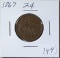 1867 2 Cent