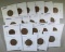 Lincoln Cents 1948d, 48, 49d, 49, 50d, 50d, 50d, 50d, 50d, 50d, 50, 50, 50,