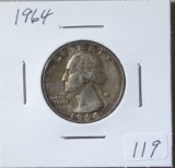 1964 Washington Quarter