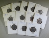 Roosevelt Dimes 1968d, 68d, 68d, 68d, 69, 67, 67, 67, 66, 65, 65, 65