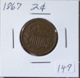 1867 2 Cent