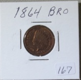 1864 Indian Cent Bro