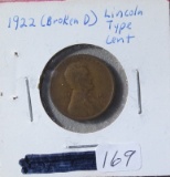 1922 Lincoln Cent Broken D