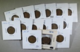 Lincoln Cents 1941d, 41, 41, 42d, 42, 44d, 44d, 44, 45d, 45, 46d, 46, 47d,