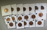 Lincoln Cents 1961, 71s, 68s, 63, 70s, 61, 63, 68s, 71s, 70s, 73d, 73d, 73,