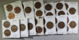 Lincoln Cents 1946, 46, 47, 55, 51, 52, 53, 74, 72, 71, 19, 20, 28 All Pds