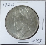 1922 Peace Dollar