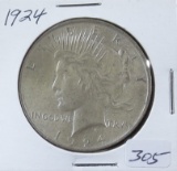 1924 Peace Dollar