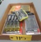 Wood Chisels, 36 pc Drive Bit Set, Hobby Knife Set, Needle File Set