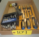 Screw Driver Set, Combo Wrench Set & Mallet