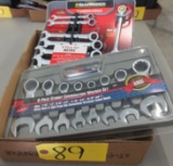 8 pc Stubby Combo Wrench Set, Gear Wrench, 8 pc Metric Wrench Set