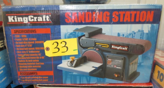 4" x 36" Belt/6" Disc Sander