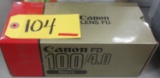 Canon FD 100/4.0 Micro Lens