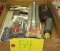 Chisel, vise grips, file set