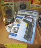 Infrared thermometer, inducted tach