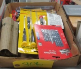 Screw Driver Set, Jig saw blade, Leather punch, Drill Bits