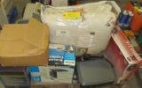 Misc. Pallet Full: Security Lock box, Multiband radio, Step Stool, Twin Com