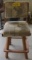 Oak Frame Swivel Chair