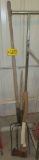 2-Four Tine Pitch Forks, Single Bit Axe