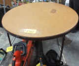 Round Card Table