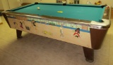 Slate Top 7' Pool Table (In Basement)