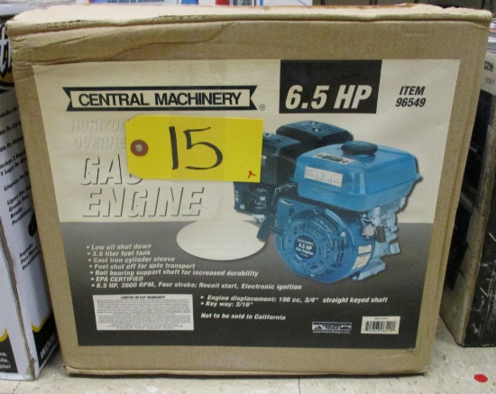 6.5 HP Gas Engine