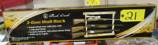 3 Gun Wall Rack
