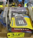 Calculator, Stud Sensor, Cap Light
