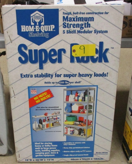 5 Shelf Modular Super Rack