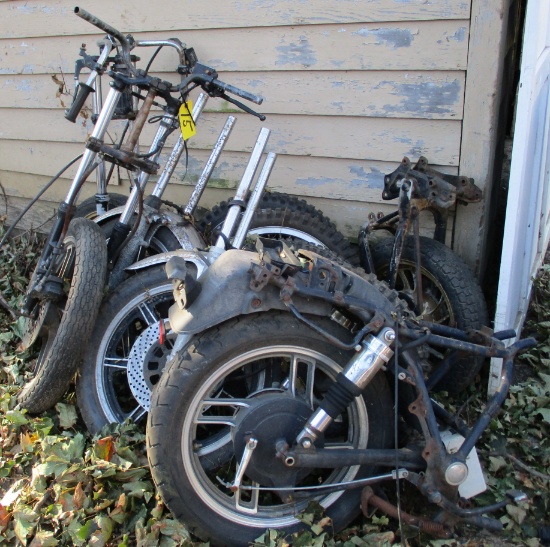 Assorted Forks, Rims & Tires (All One Lot)