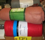 Lot of 5 Fleece Throws