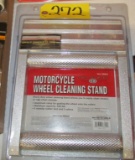 Motorcycle Wheel Cleaning Stand