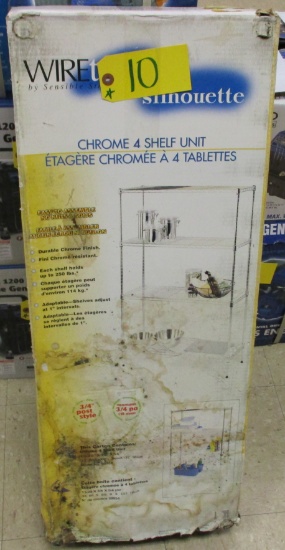 Chrome 4 Shelf Unit