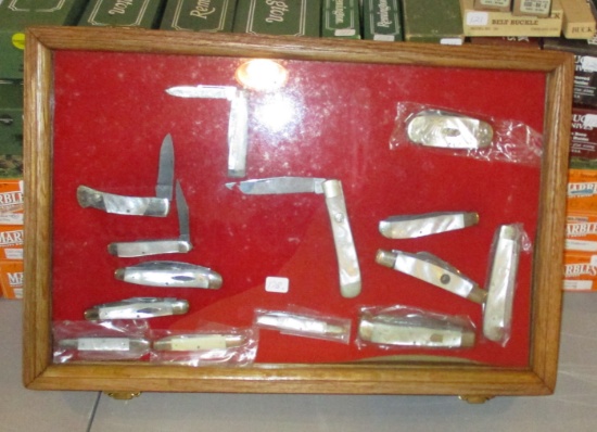 Display With 14 Knives Some Winchester