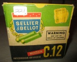 Full Box Sellier & Bellot C.12 Made In Czechoslovakia