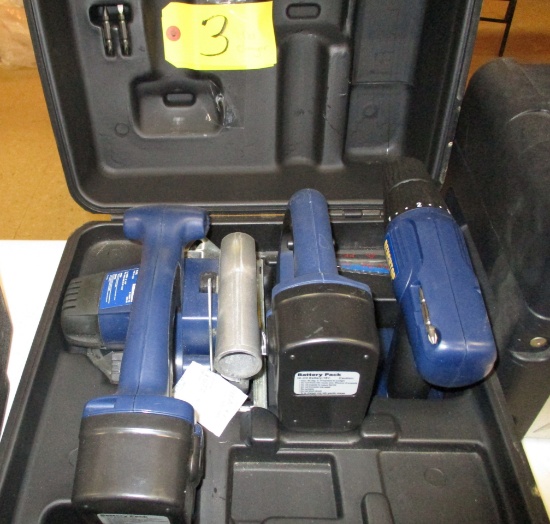 3 Piece Cordless Tool Kit ( No Charger)